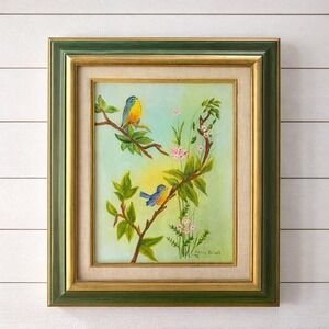 1979 Artist Signed Vintage Framed Oil Painting 9x12